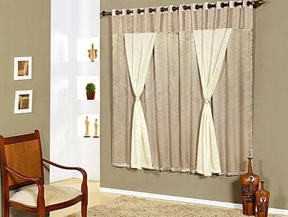 Cortina para Quarto/Sala Rafhia 2,00x2,00 - A Criativa 20320